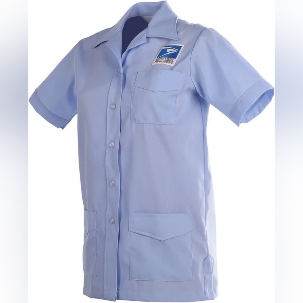 USPS ladies shirt-jac Size Large Reg NWT - Picture 2 of 5
